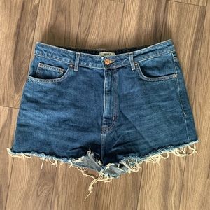 Denim shorts